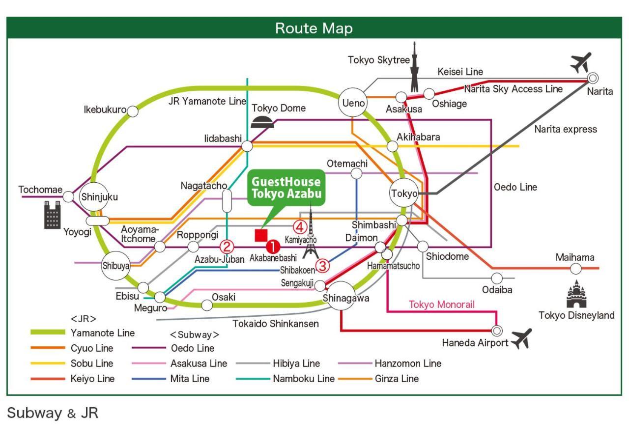 Guest House Tokyo Azabu Ngoại thất bức ảnh